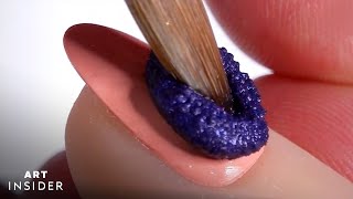 These Acrylics Satisfyingly Pour Onto Your Nails [upl. by Carmelle]