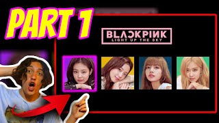 BLACKPINK LIGHT UP THE SKY  PART 1  South African Reaction [upl. by Notnilc]