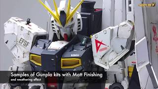 How to apply Matt finishing for your gunpla [upl. by Wassyngton]