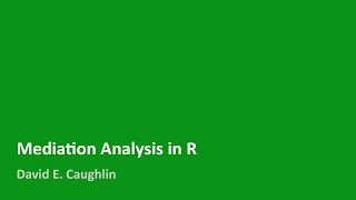 Mediation Analysis in R [upl. by Bartlet908]