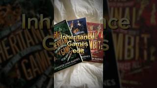 Inheritance games edit💰💚books booktube edit fyp [upl. by Otcefrep13]