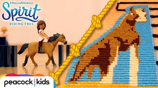 SPIRIT LUCKY and Friends in 25000 Dominoes  SPIRIT RIDING FREE [upl. by Pinette108]