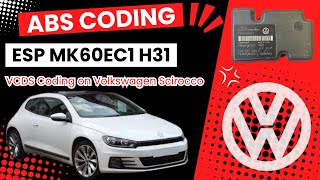 ABS ESP MK60EC1 Coding With VCDS [upl. by Babcock]