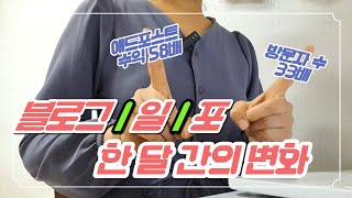 블로그 부업 1일 1포스팅 한달 현실 후기 애드포스트 수익 방문자수 [upl. by Emarie]