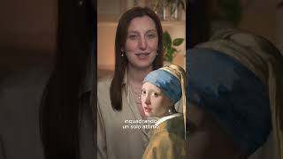 Ragazza con orecchino di perla di Vermeer arte storiadellarte artemoderna operedarte [upl. by Oriane696]