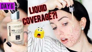 OMGCatrice HD LIQUID COVERAGE FOUNDATION First Impression Review amp Demo 15 DAYS OF FOUNDATION [upl. by Ahsoek]