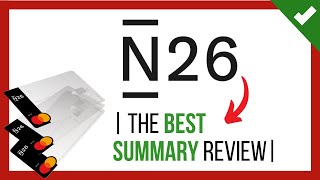 ✔️ N26 BANK  The BEST Summary Review in 2 minutes ❗ 💳 [upl. by Elleirol967]