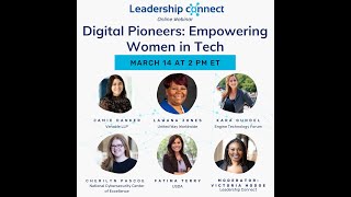 Webinar Digital Pioneers Empowering Women in Tech [upl. by Janis]