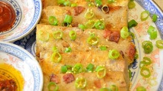 Chinese steamed Taro cake Wu Tau Gou 芋頭糕 [upl. by Nosreme]