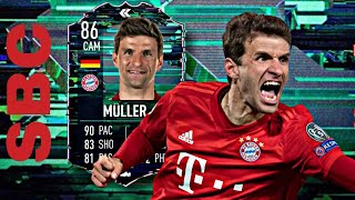 FIFA 22  FLASHBACK THOMAS MULLER SBC PLAYER OVER VIEW REVIEW FIFA22 FUT22 MULLER [upl. by Lavotsirc965]