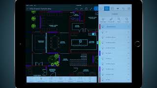 AutoCAD Mobile App  How To Layers [upl. by Yearwood]