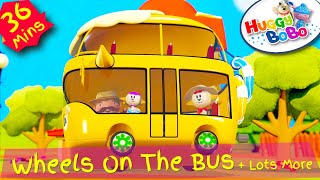 Wheels On The Bus  Part 2   Lots More Nursery Rhymes  By HuggyBoBo [upl. by Young]