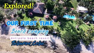 Beach Camping Adventure  Antipolo beach  Tuburan Cebu V1 [upl. by Annavas]