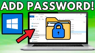 How To Password Protect A Folder In Windows 10 amp11 [upl. by Kessler175]