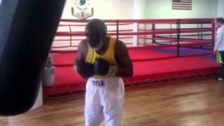 70 year old man punching the bag God Bless Him [upl. by Bobbi]