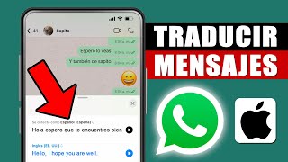 Como TRADUCIR MENSAJES de WhatsApp en iPhone SIN SALIR DE WHATSAPP [upl. by Bandler944]