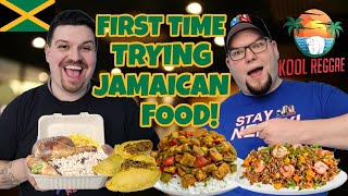 TRYING JAMAICAN FOOD FOR THE FIRST TIME EVER Kool Reggae Restaurant Local Review Mukbang [upl. by Ykcub]