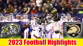 Navy vs Army FULL GAME HIGHLIGHTS HD NCAAF  College Football 2023 [upl. by Cindelyn]