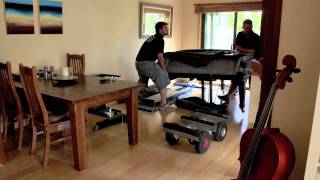 Moving a Grand Piano Timelapse [upl. by Haynor]