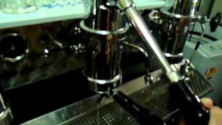 Modified portafilter for heating up lever espresso machines [upl. by Kaleb]