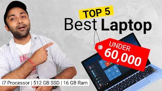 Top 5 Best Laptops Under 60000 in 2022  Best Laptop Under 60000 ⚡😎 [upl. by Kamp]