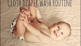 CLOTH DIAPER WASH ROUTINE [upl. by Nylessej]