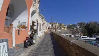 Marina Chiaiolella  Procida Italy in 4K  Port [upl. by Vona363]