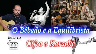 O Bêbado e a Equilibrista  Elis Regina Karaokê e Cifra  Violão e Voz [upl. by Acilef]