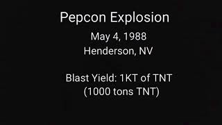 PEPCON Explosion May 4 1988 [upl. by Llednil]