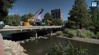 Secretary Buttigieg Send Cortez Masto and Rosen break ground on Arlington Avenue Bridge replacement [upl. by Hester535]