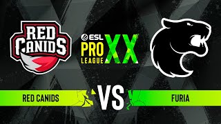 RED Canids vs FURIA  ESL Pro League Season 20  Group D [upl. by Ateuqahs560]