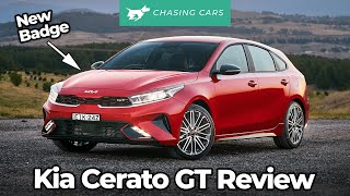 Kia Cerato GT Forte GT 2022 review  a great allrounder  Chasing Cars [upl. by Akinuahs]