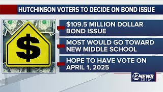 Hutchinson BOE approves 2025 bond election [upl. by Ynaffets]