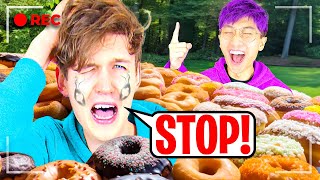 WE FILLED OUR HOUSE WITH DONUTS IN ROBLOX FUNNIEST PRANKS AND MOMENTS [upl. by Oirtemed]