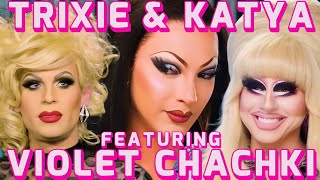 Trixie Katya amp Violet Chachki Funniest Moments [upl. by Ahsinned869]