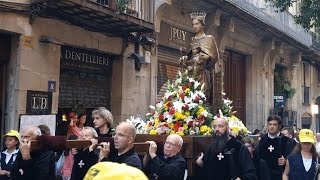 Procesión de la Mercè 2024 [upl. by Namruht]