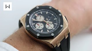 Audemars Piguet Royal Oak Offshore Chronograph Ref 26401ROOOA002CA01 Watch Review [upl. by Clarice]