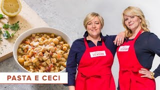 How to Make Pasta e Ceci Pasta with Chickpeas [upl. by Atnima446]