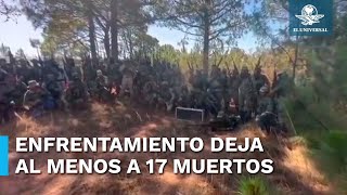 Violento enfrentamiento entre Los Tlacos y La Familia Michoacana deja 17 muertos [upl. by Anan542]