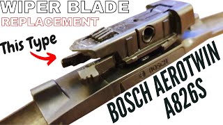 How to fit Bosch Aerotwin A826S Wiper Blades [upl. by Gratianna]