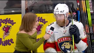 quotWe got 23 dogs on our teamquot  Sam Bennett Postgame Interview  61324 [upl. by Crowley]