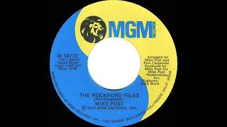 1975 HITS ARCHIVE The Rockford Files  Mike Post stereo 45 [upl. by Vey]