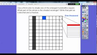 Thousandths  Lesson 31 [upl. by Nilved]