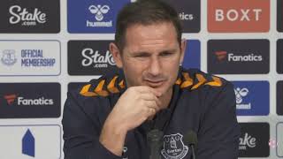 Everton Vs Manchester United  Frank Lampard PreMatch Press Conference [upl. by Airahcaz]