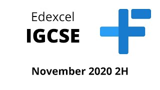 IGCSE Maths Edexcel November 2020 Paper 2 [upl. by Etnoid]