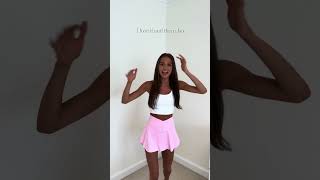 OMG THE CUTEST PINK SKORT😍😍 halara halarareview halarahaul womensfashion skort womensskort [upl. by Bum]