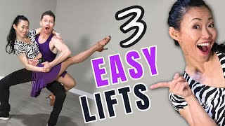 3 Easy Dance LIFTS [upl. by Siram]