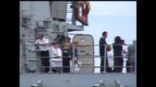 Sunderland Airshow 2003 part 7 The Red Arrows and HMS Ocean docking in Sunderland [upl. by Treblihp]