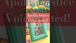 Once a cop always a cop😑apollojusticeaceattorneyvoiceactingvoiceoveraceattorneytrilogy [upl. by Aeikan]