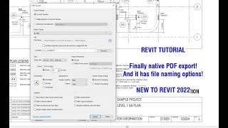 Revit Tutorial  Finally Native PDF Export New for Revit 2022 [upl. by Annuaerb]